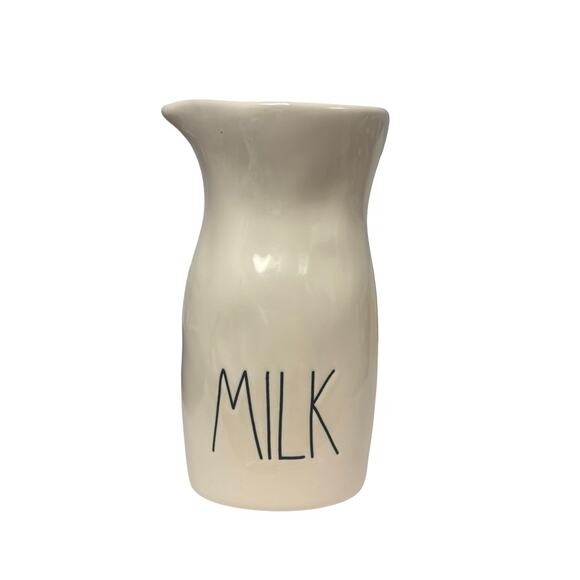 Rae Dunn MILK Mini Ceramic Pitcher / Creamer – Farmhouse Kitchen Decor - Picture 2 of 8